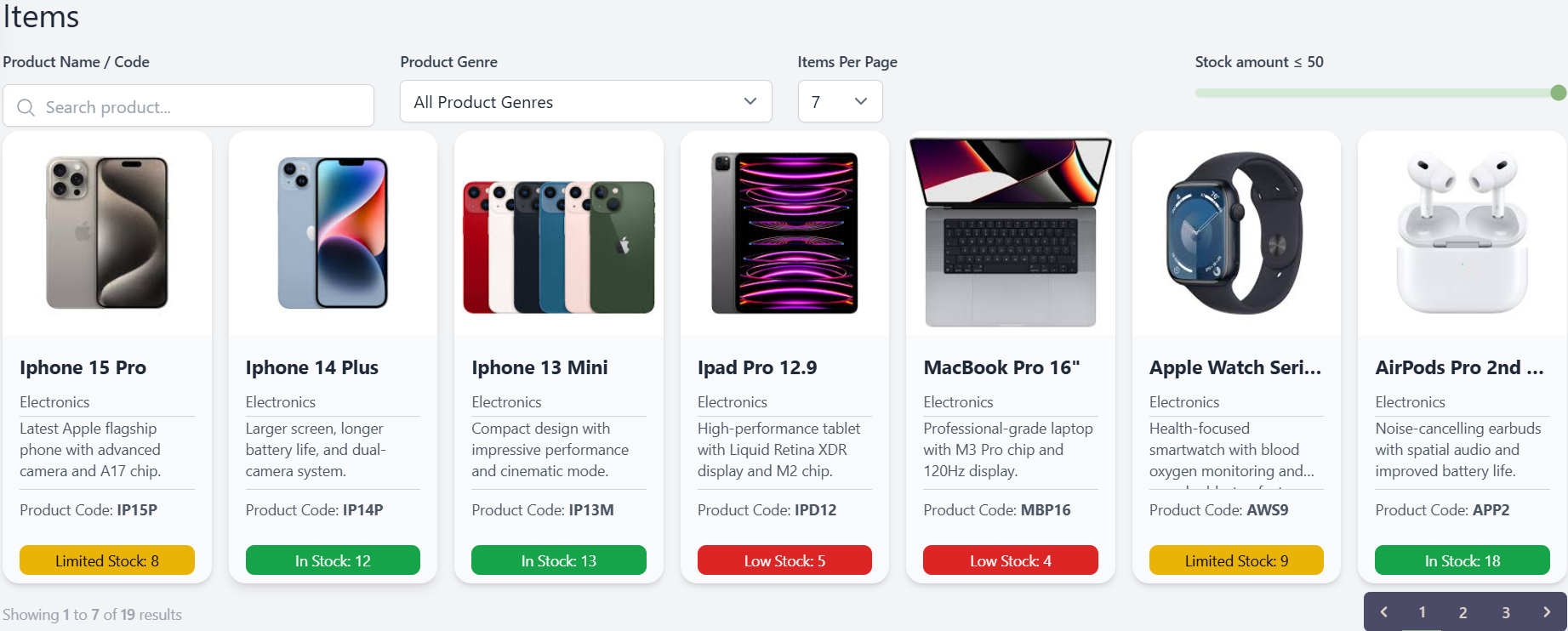 Product screenshot